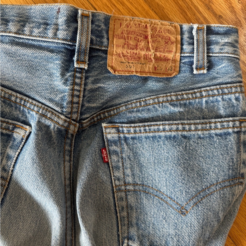 Vintage 501 Levi’s Straight Leg Ripped - Picture 5 of 6